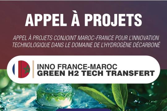 IRESEN lance un Appel à projets franco-marocain pour le développement de la filière hydrogène décarboné