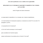 Règlement (CE) n°852/2004 relatif à l’hygiène des denrées alimentaires y compris les PDM (Sécurité alimentaire — De la ferme à la fourchette)