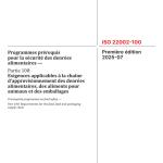 Nouvelle ère pour la sécurité alimentaire : ISO 22002 et ISO 22000 – 2025
