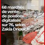 Mme Driouich : 68 marchés de vente de poissons digitalisés sur 76